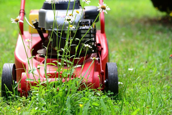 Using lawn mower for a landscape business 